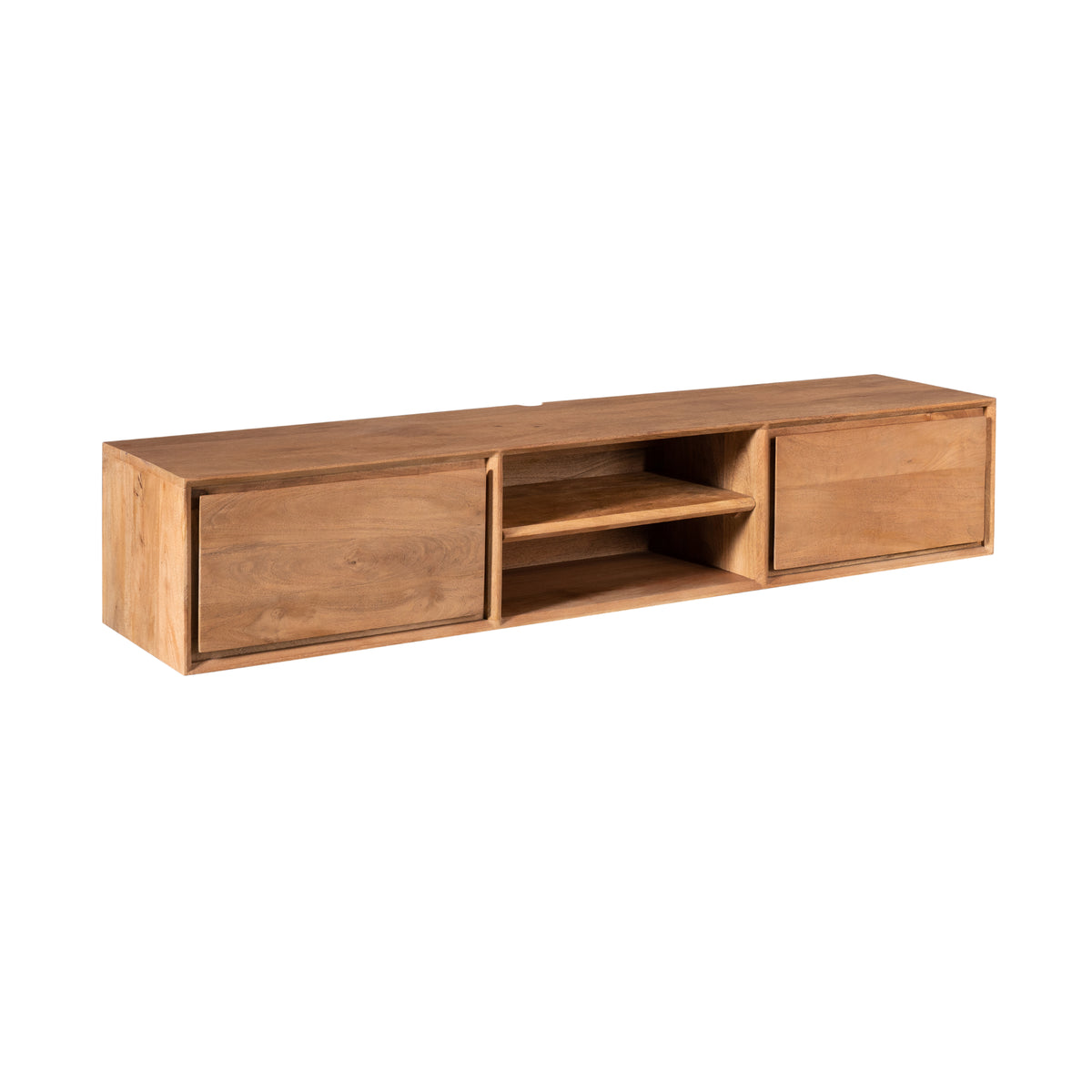 Mobile TV sospeso Ambiance in legno di mango naturale 160 cm Starfurn