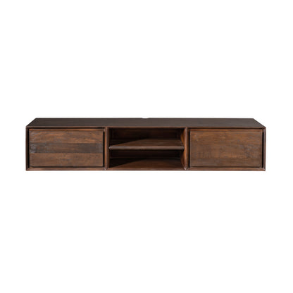 Mobile TV sospeso Ambiance in legno di mango marrone 160 cm Starfurn