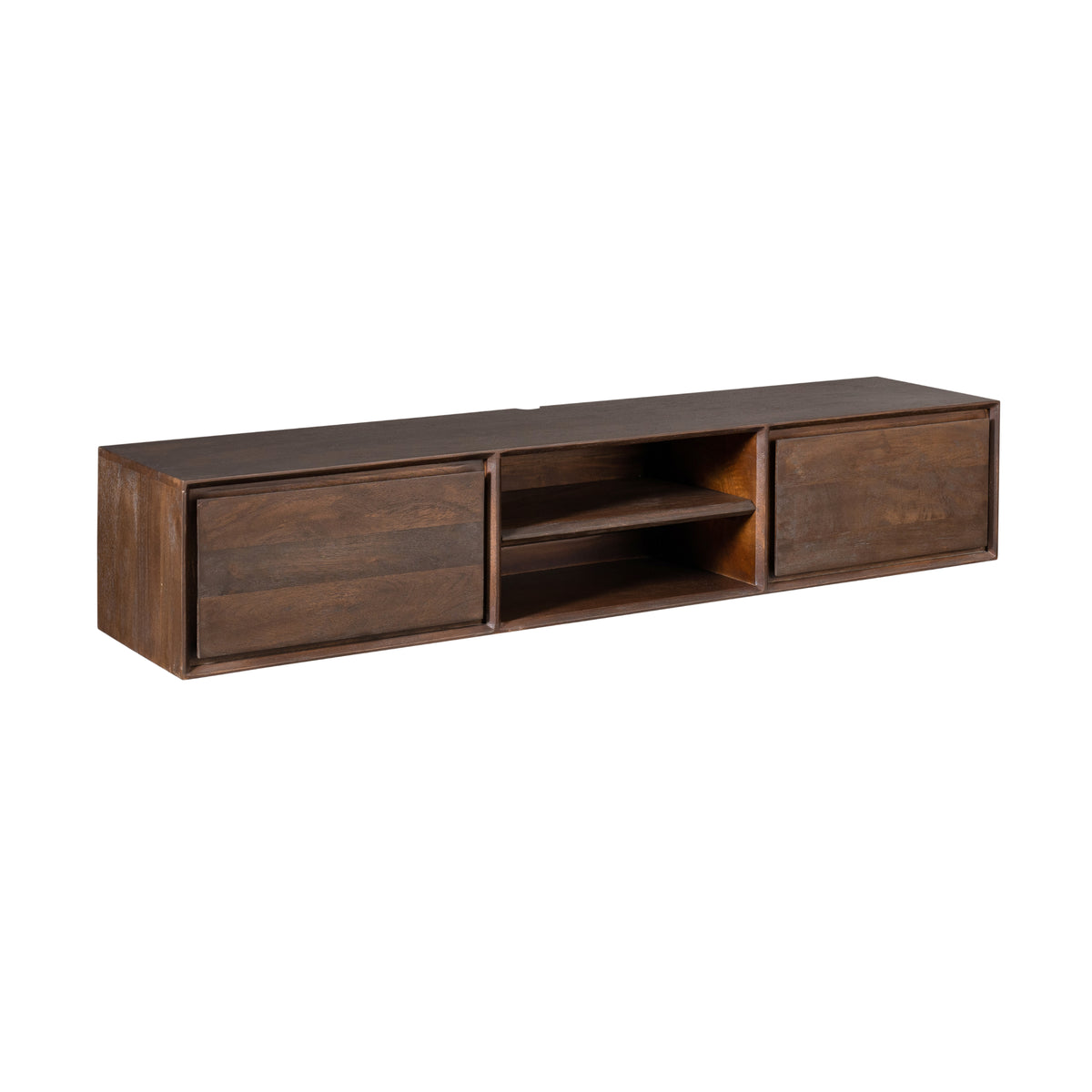 Mobile TV sospeso Ambiance in legno di mango marrone 160 cm Starfurn