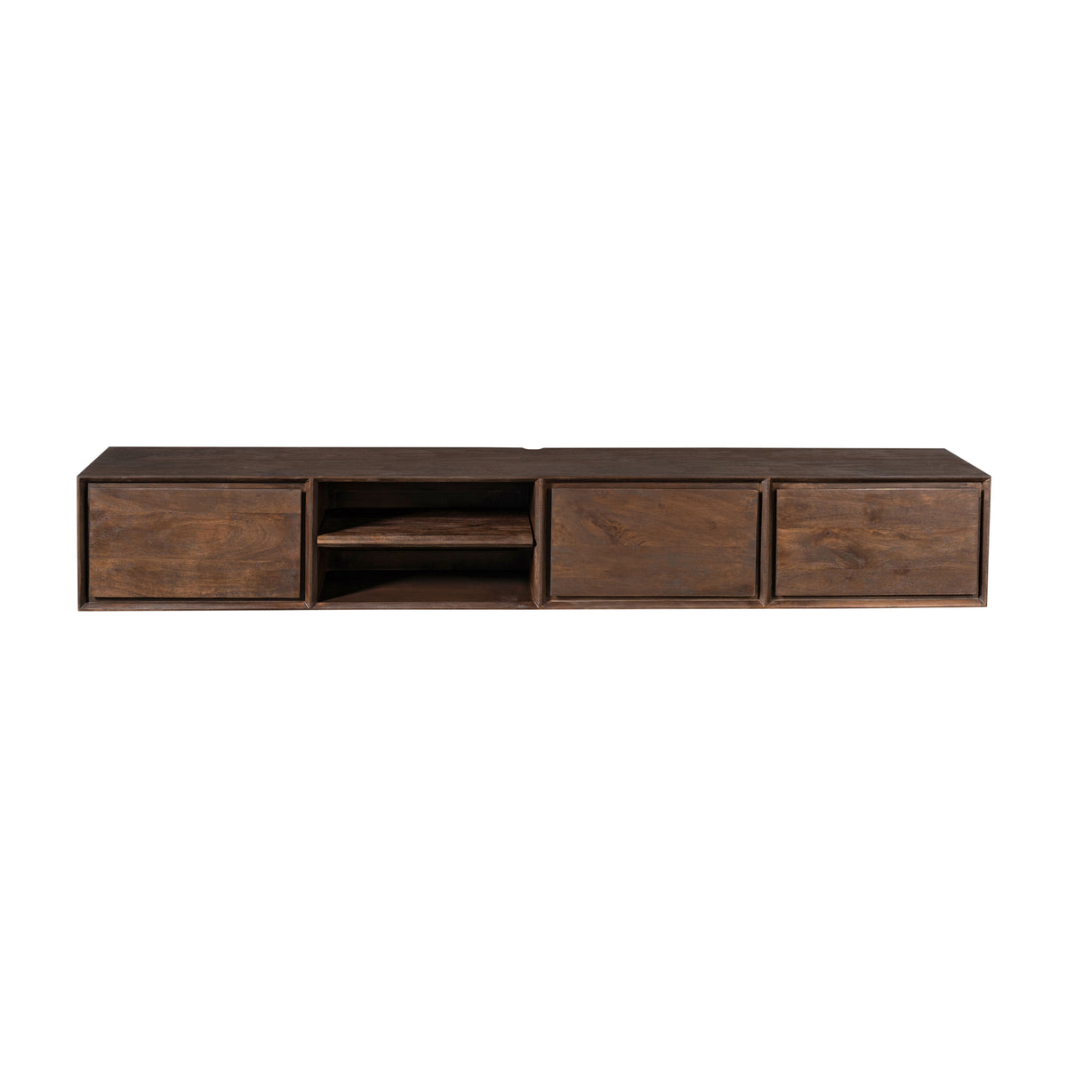 Mobile TV sospeso Ambiance in legno di mango marrone 200 cm Starfurn