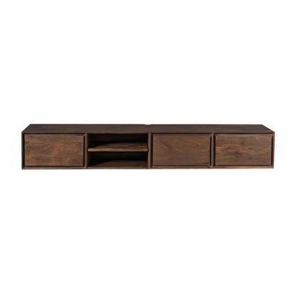 Mobile TV sospeso Ambiance in legno di mango marrone 200 cm Starfurn