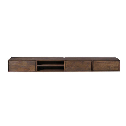 Mobile TV sospeso Ambiance in legno di mango marrone 280 cm Starfurn