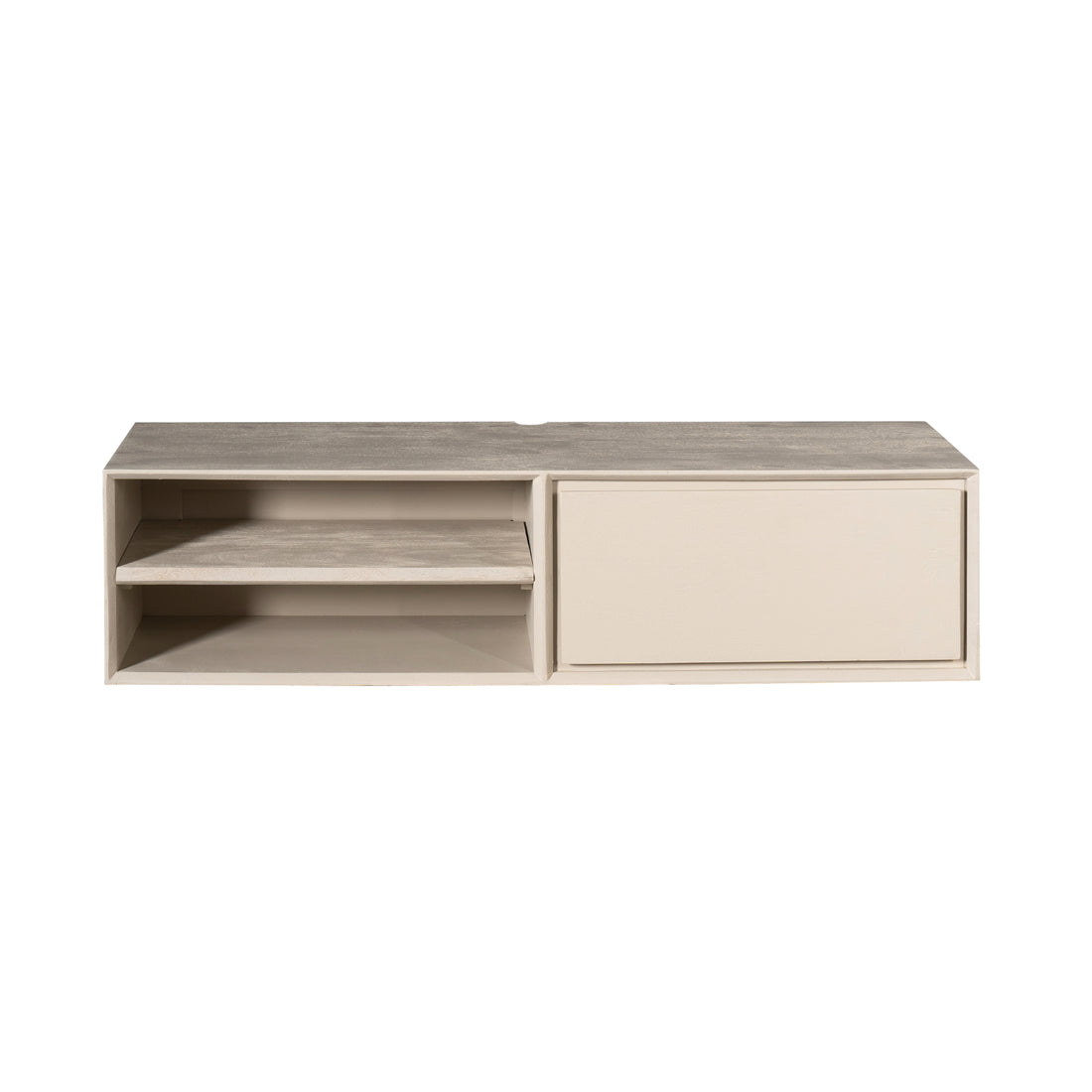 Mobile TV sospeso Ambiance Legno di Mango Sabbia 120cm Starfurn