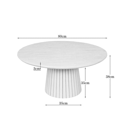 Tavolino da salotto Solana in legno di mango marrone 80 cm Starfurn
