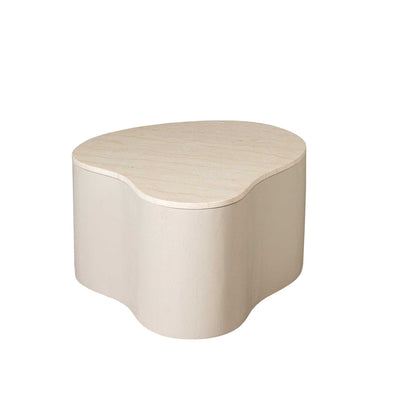 Tavolino da salotto Lovi in legno di mango color sabbia, 77 cm, Starfurn