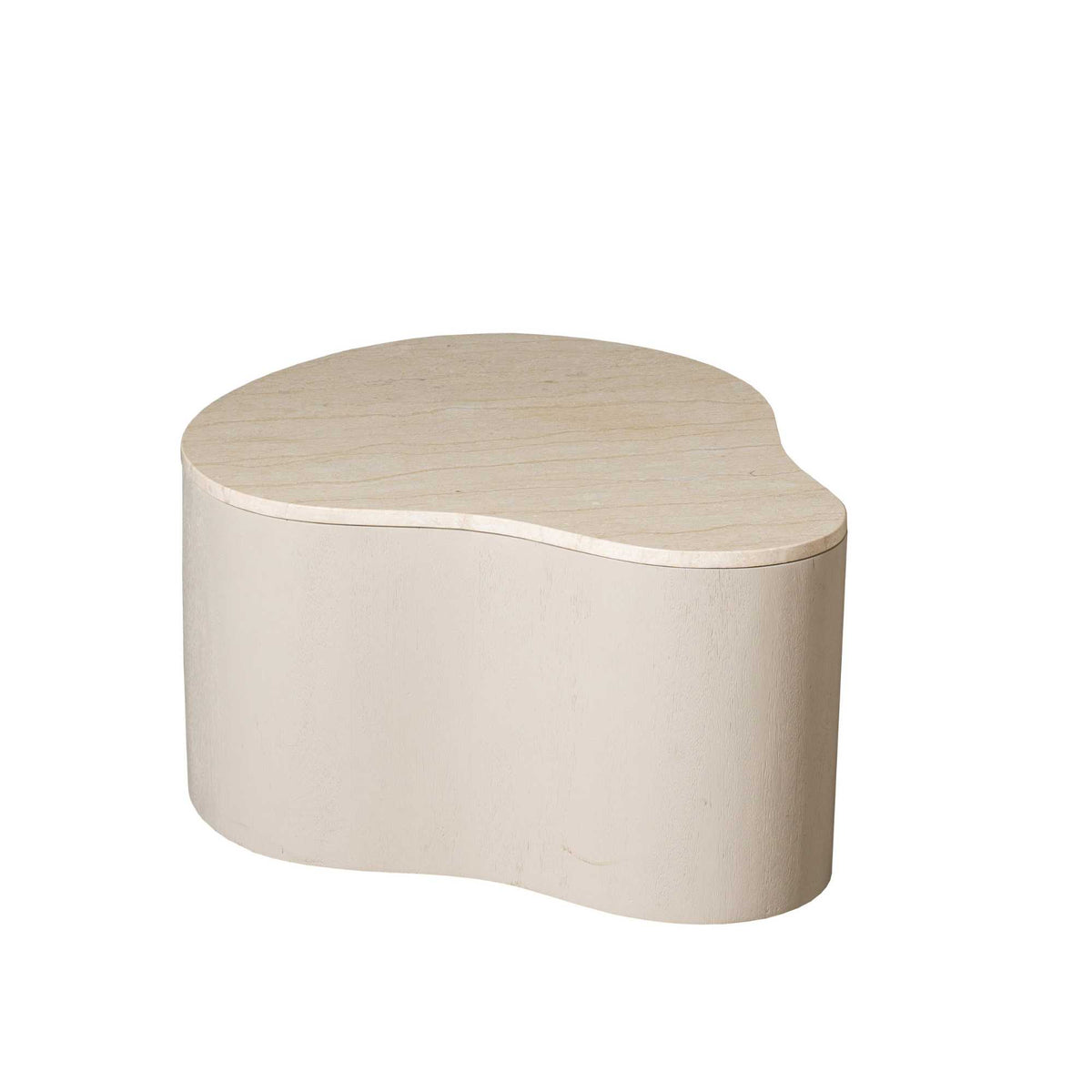 Tavolino da salotto Lovi in legno di mango color sabbia, 77 cm, Starfurn
