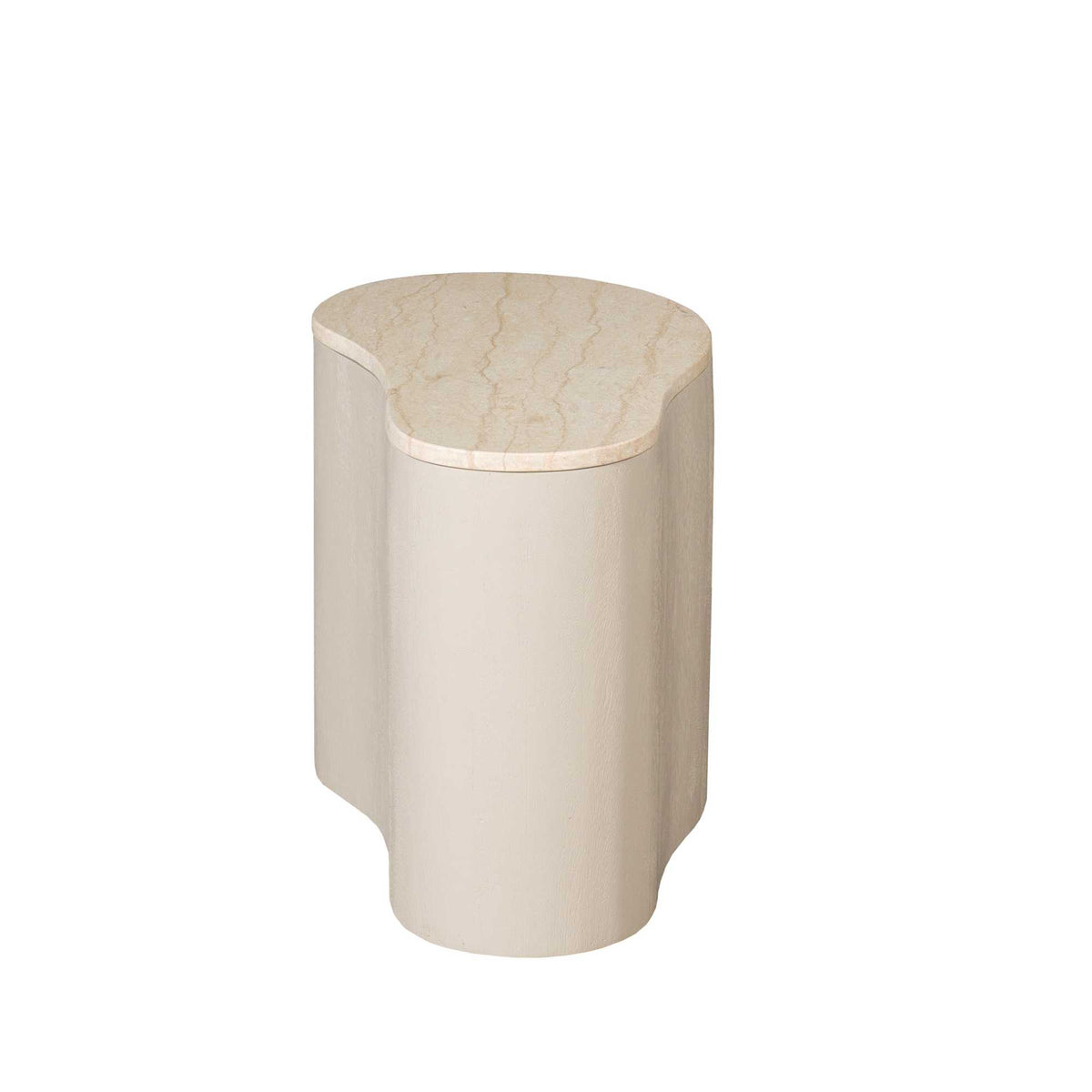 Tavolino da salotto Lovi in legno di mango color sabbia 50 cm Starfurn