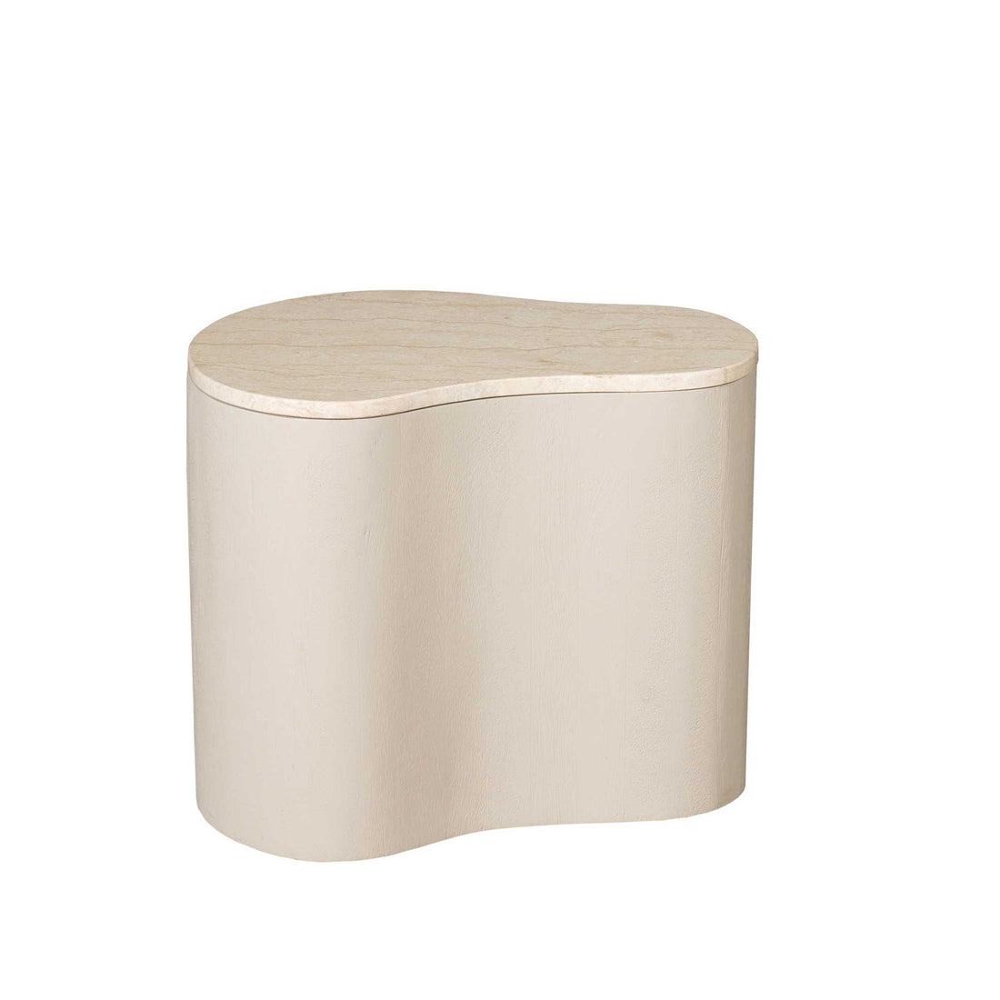 Tavolino da salotto Lovi in legno di mango color sabbia 50 cm Starfurn