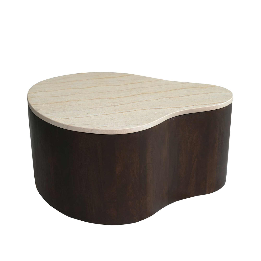 Tavolino da salotto Lovi in legno di mango marrone 77 cm Starfurn