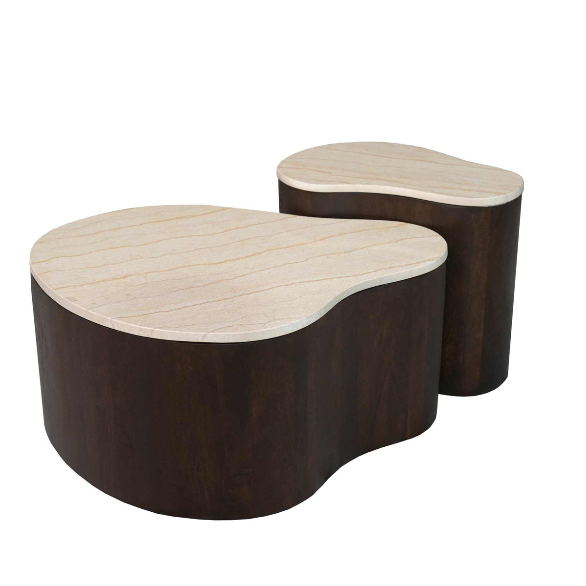 Tavolino da salotto Lovi in legno di mango marrone 77 cm Starfurn