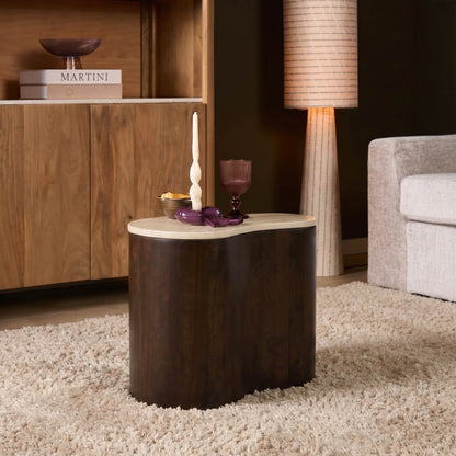 Tavolino da salotto Lovi in legno di mango marrone 50 cm Starfurn