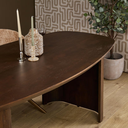 Tavolo da pranzo Maré in legno di mango marrone, 200 cm, Starfurn