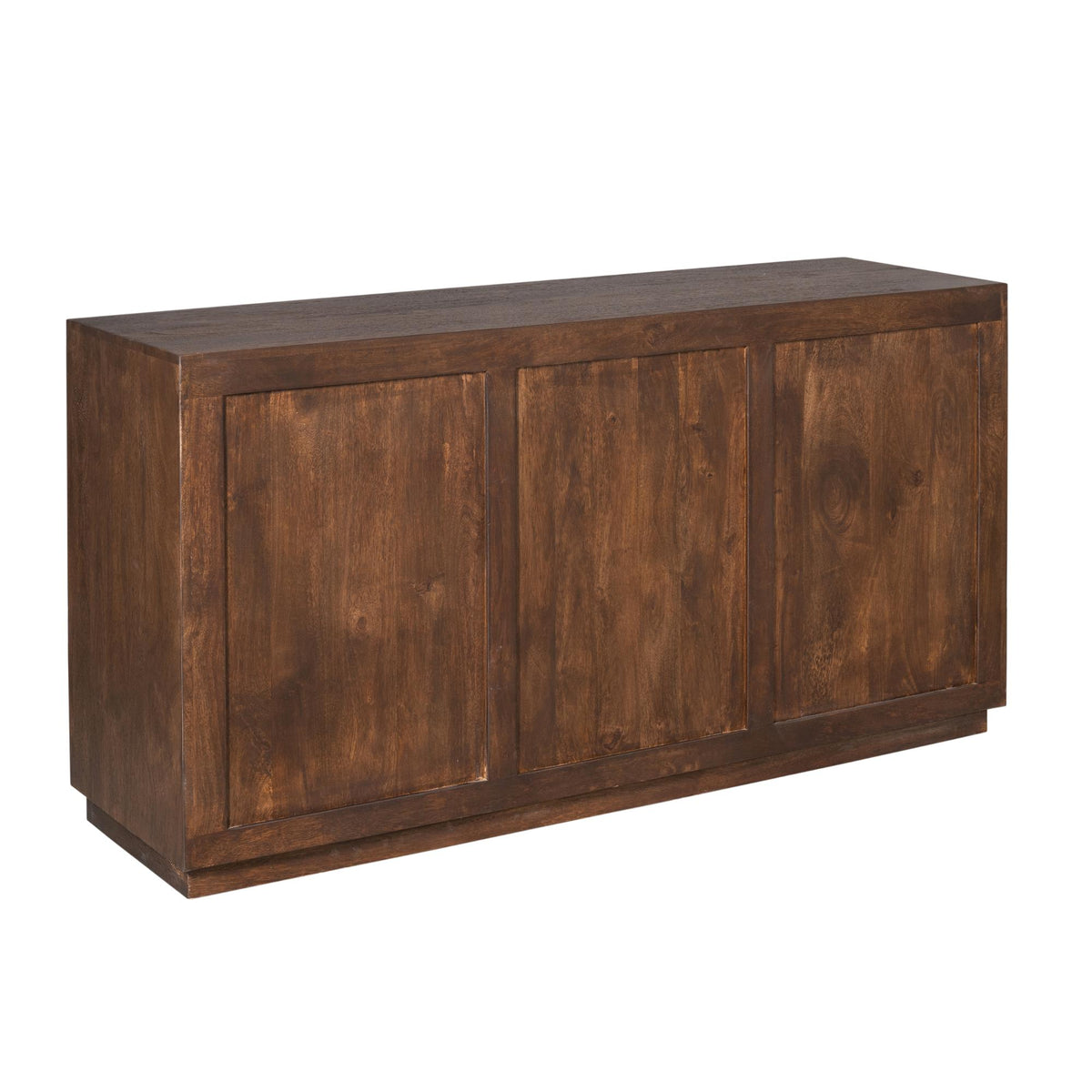 Credenza Bruxelles in legno di mango marrone, 3 ante, 150 cm Starfurn
