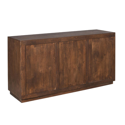 Credenza Bruxelles in legno di mango marrone, 3 ante, 150 cm Starfurn