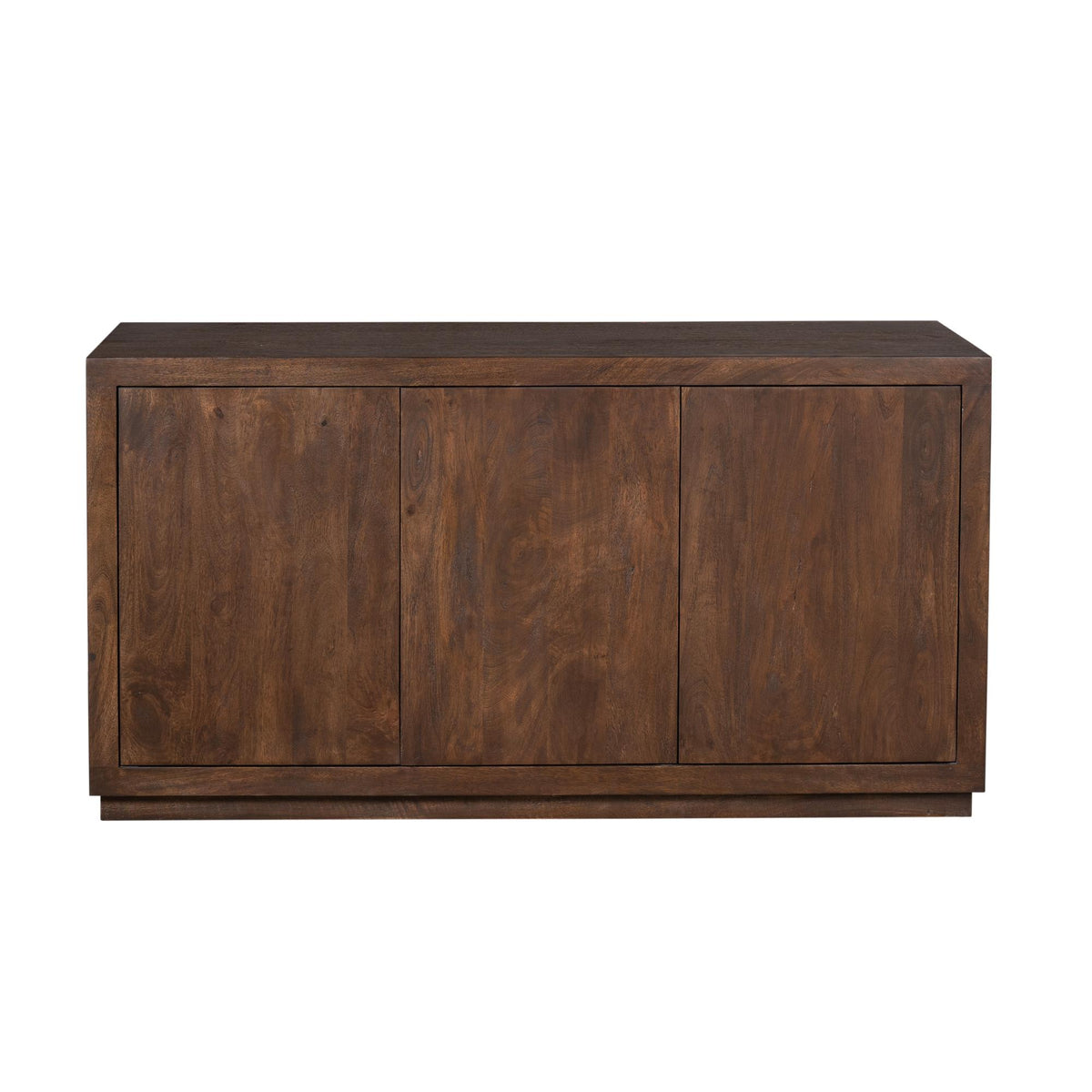 Credenza Bruxelles in legno di mango marrone, 3 ante, 150 cm Starfurn