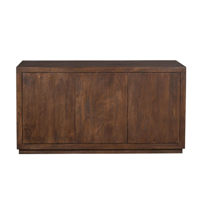 Credenza Bruxelles in legno di mango marrone, 3 ante, 150 cm Starfurn