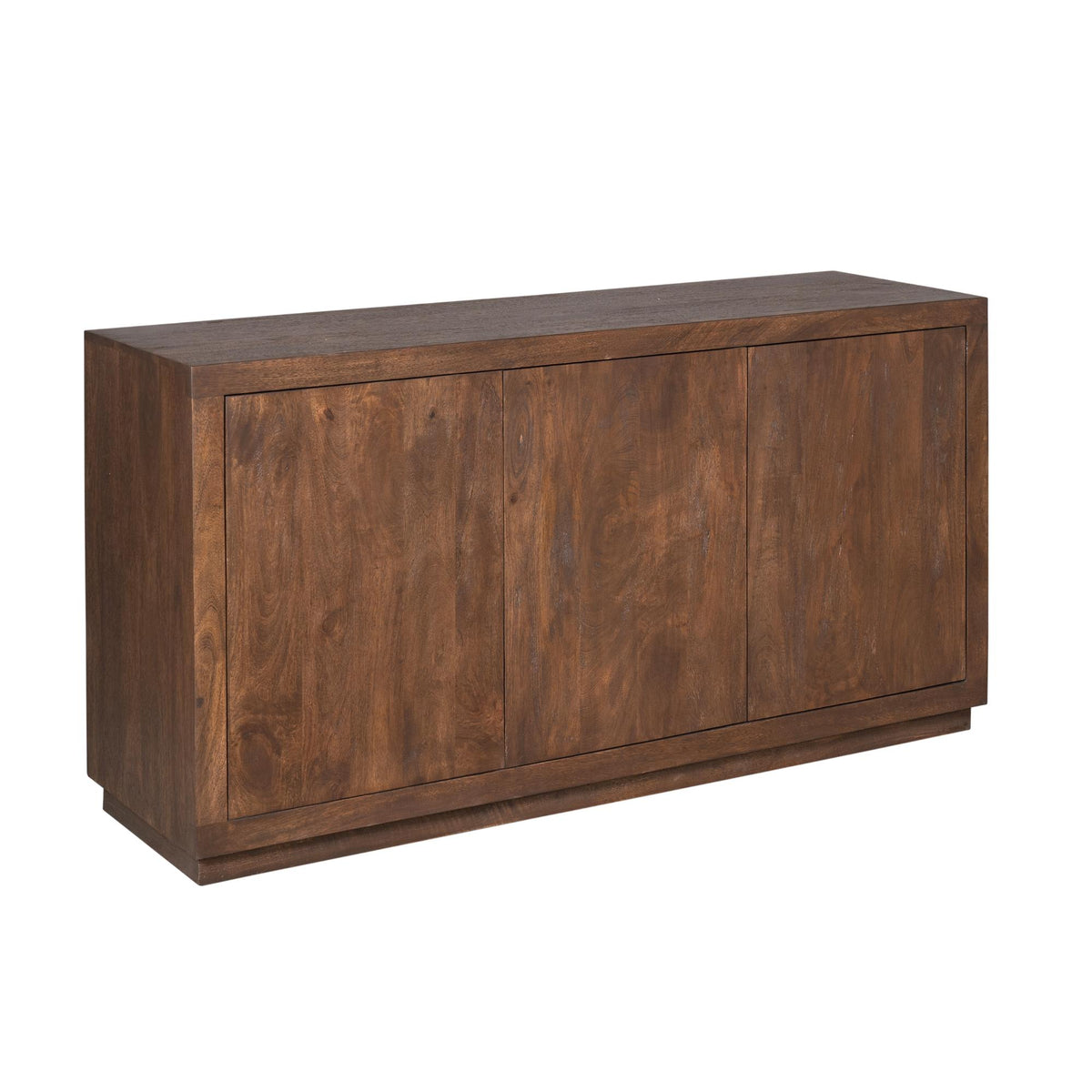 Credenza Bruxelles in legno di mango marrone, 3 ante, 150 cm Starfurn