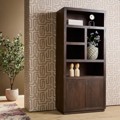 Vetrina Bruxelles in legno di mango marrone 90 cm Starfurn