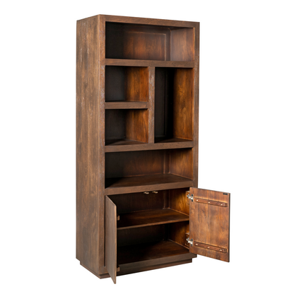 Vetrina Bruxelles in legno di mango marrone 90 cm Starfurn