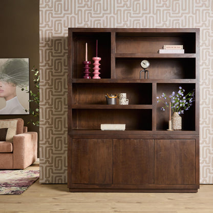 Vetrina Bruxelles in legno di mango marrone 160 cm Starfurn