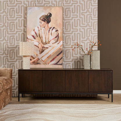 Mobile TV Madison in legno di mango marrone 165 cm Starfurn