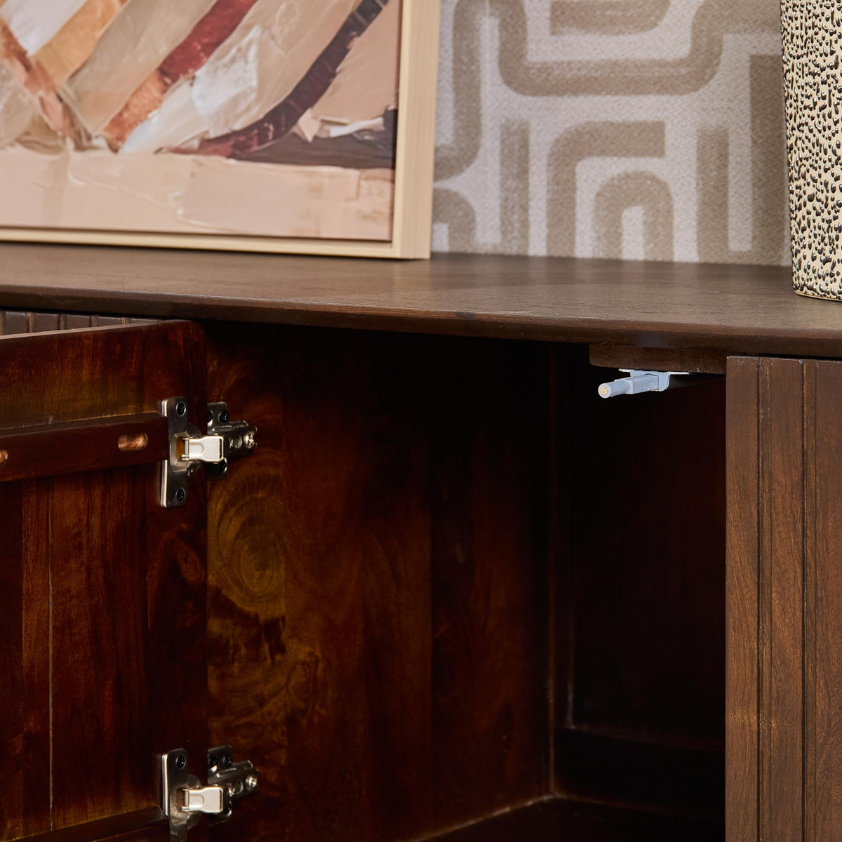 Mobile TV Madison in legno di mango marrone 165 cm Starfurn