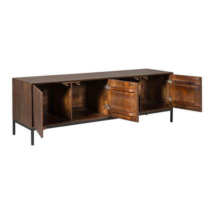 Mobile TV Madison in legno di mango marrone 165 cm Starfurn