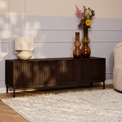 Mobile TV Madison in legno di mango marrone 165 cm Starfurn
