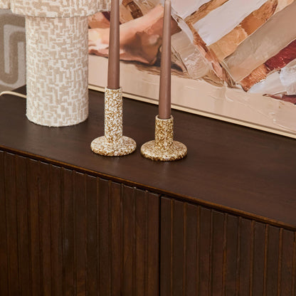 Mobile TV Madison in legno di mango marrone 210 cm Starfurn