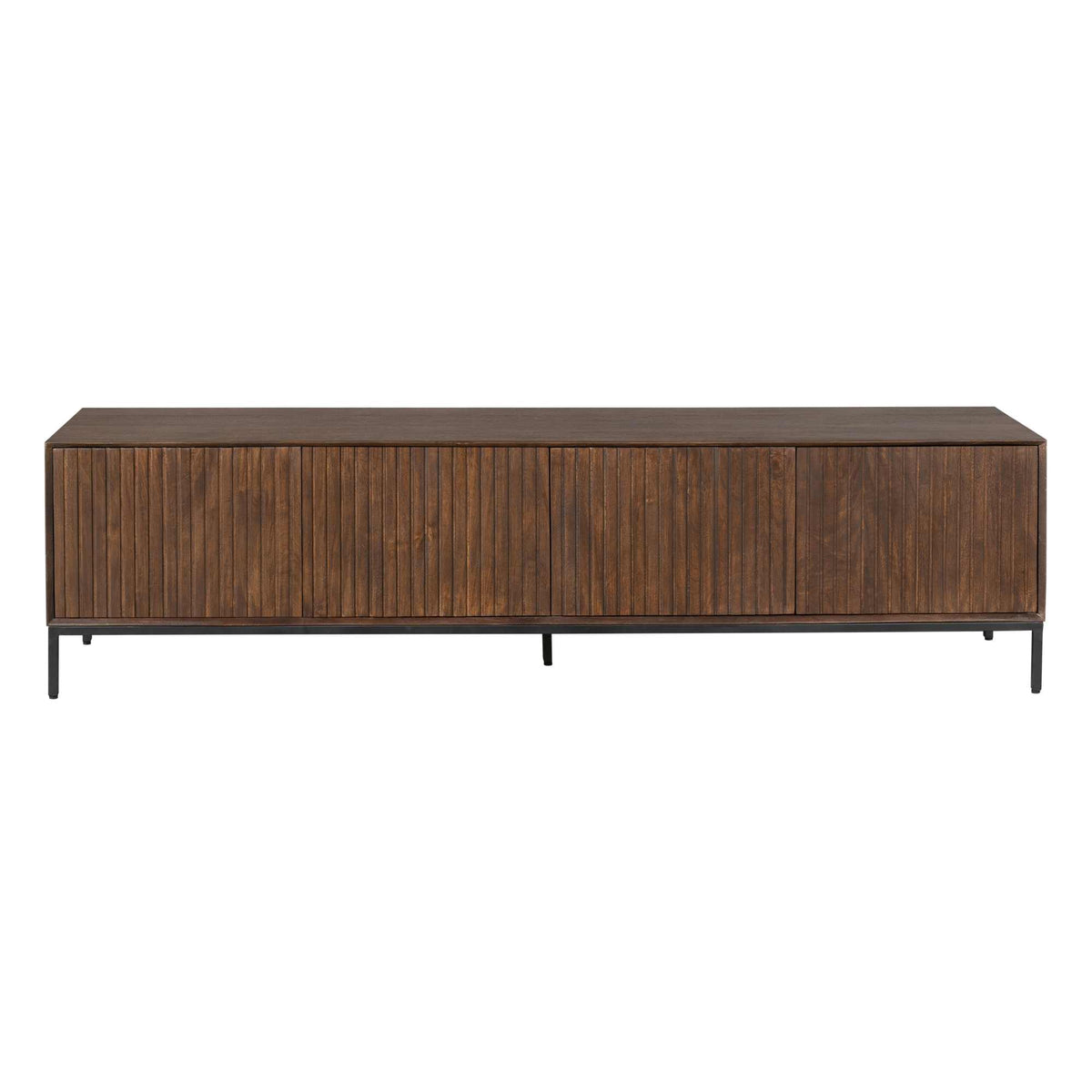 Mobile TV Madison in legno di mango marrone 210 cm Starfurn
