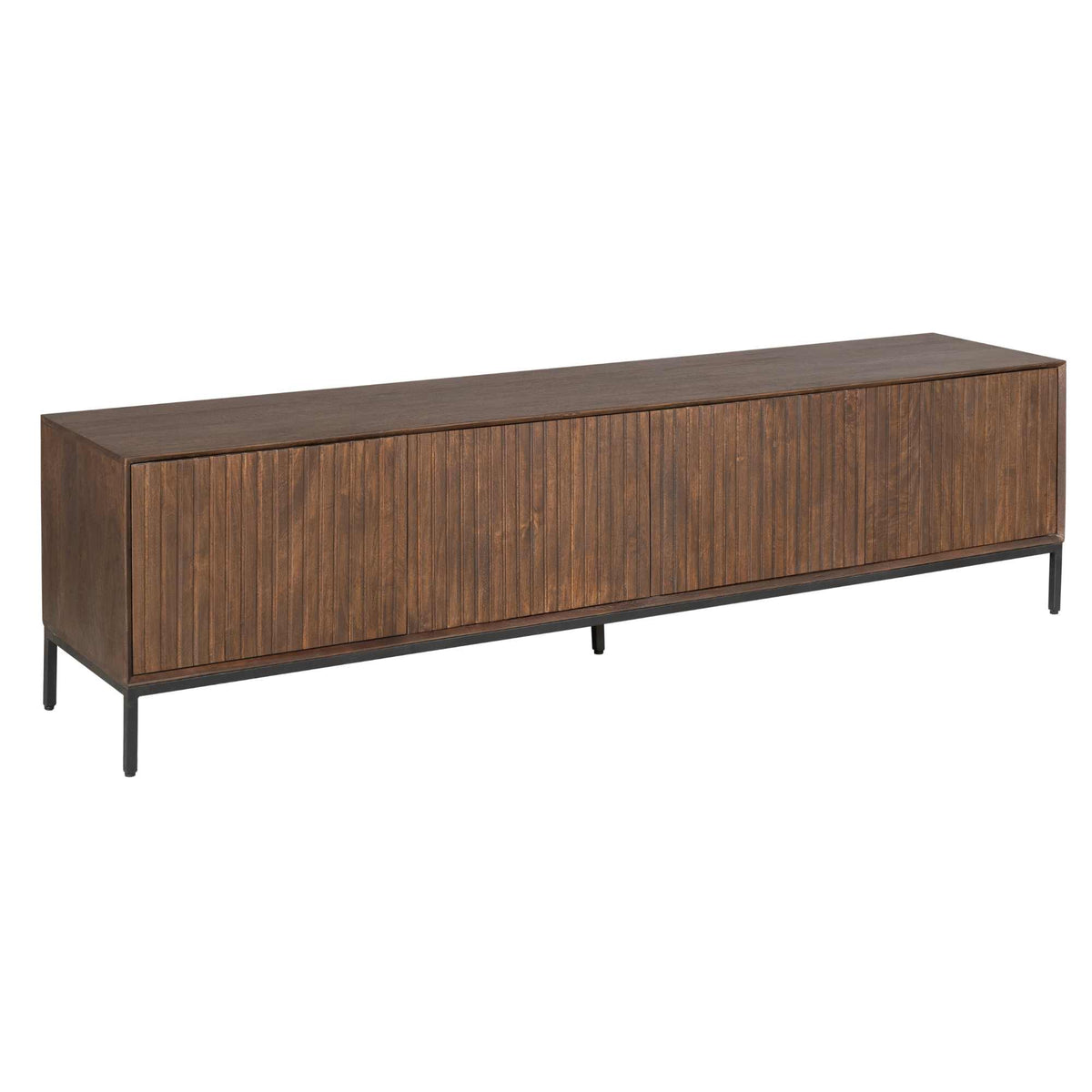 Mobile TV Madison in legno di mango marrone 210 cm Starfurn