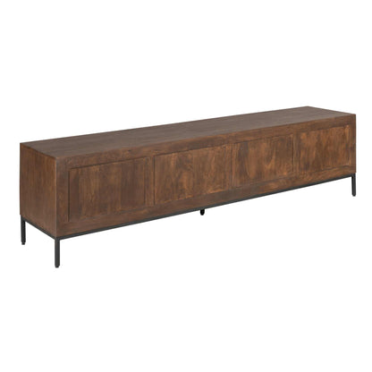 Mobile TV Madison in legno di mango marrone 210 cm Starfurn