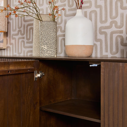 Credenza Madison in legno di mango marrone 210 cm Starfurn