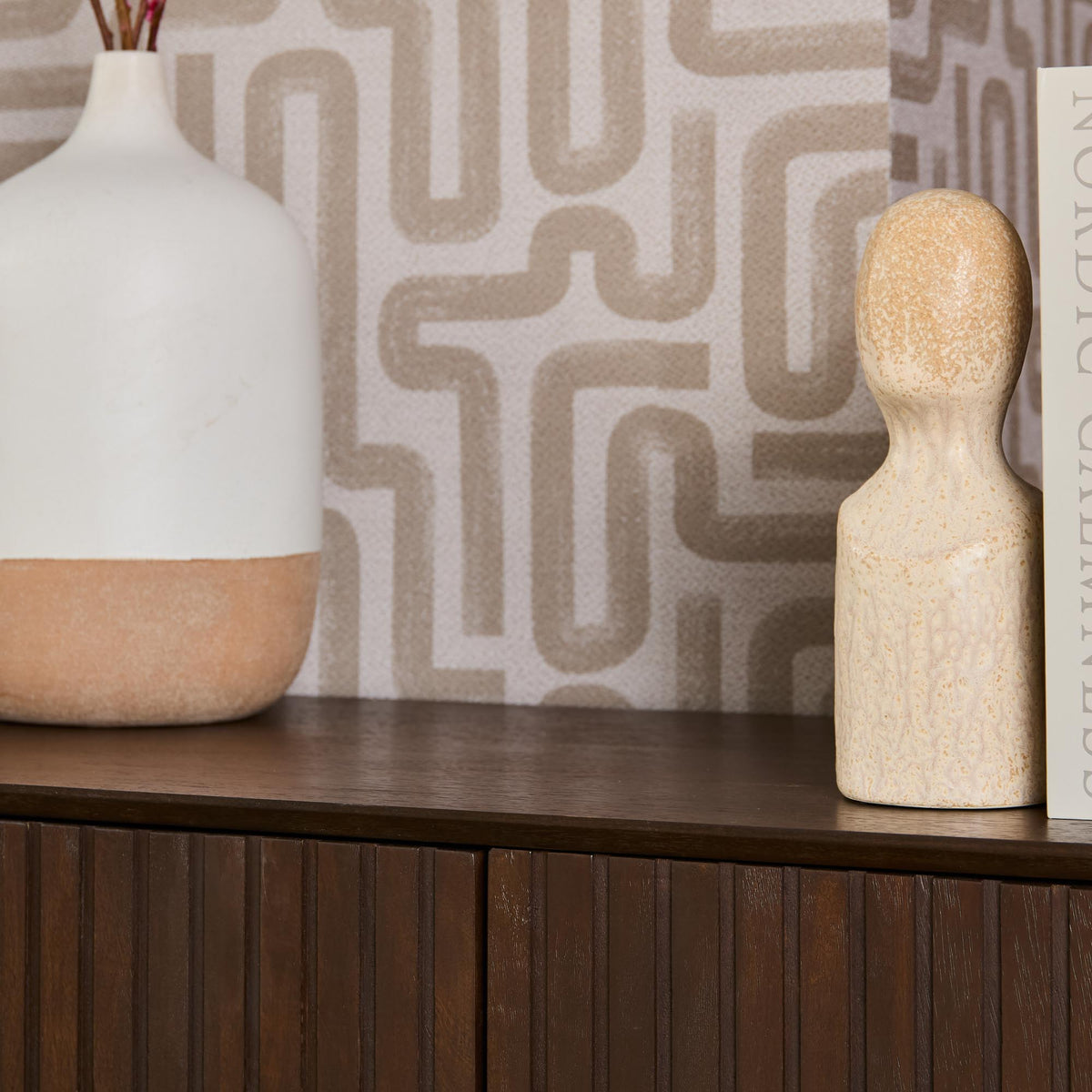 Credenza Madison in legno di mango marrone 210 cm Starfurn