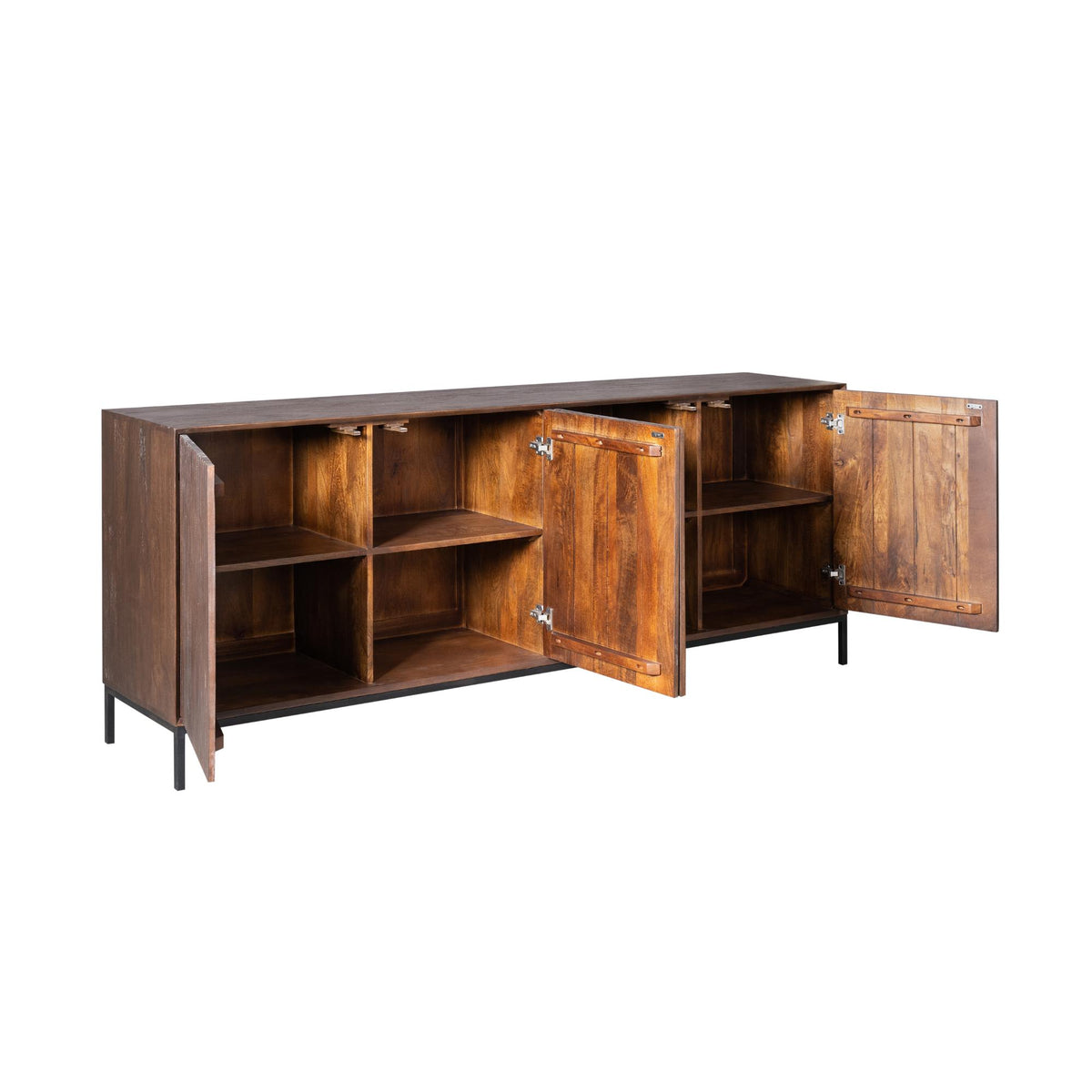 Credenza Madison in legno di mango marrone 210 cm Starfurn