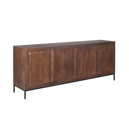 Credenza Madison in legno di mango marrone 210 cm Starfurn