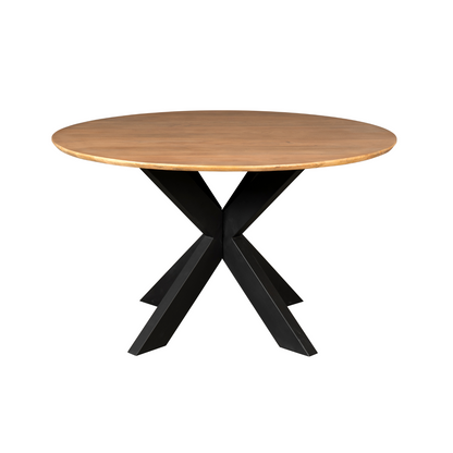 Tavolo da pranzo Madison in legno di mango naturale rotondo 110 cm Starfurn