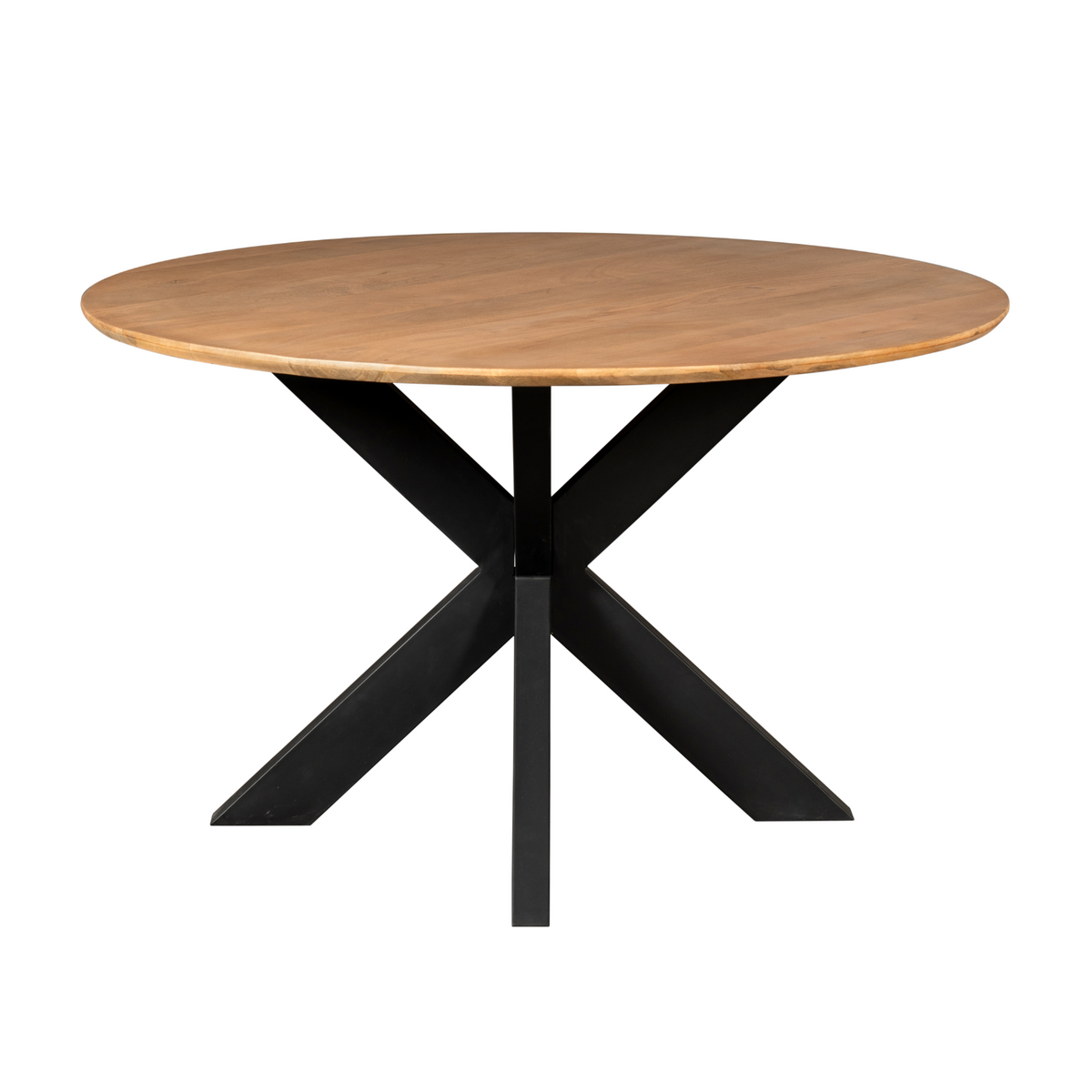 Tavolo da pranzo Madison in legno di mango naturale rotondo 130 cm Starfurn