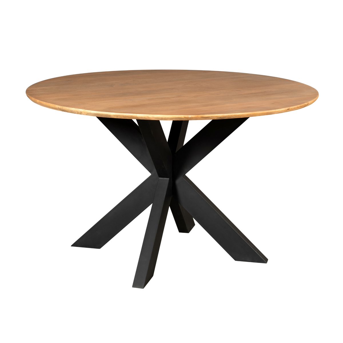 Tavolo da pranzo Madison in legno di mango naturale rotondo 150 cm Starfurn