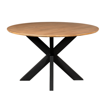 Tavolo da pranzo Madison in legno di mango naturale rotondo 150 cm Starfurn