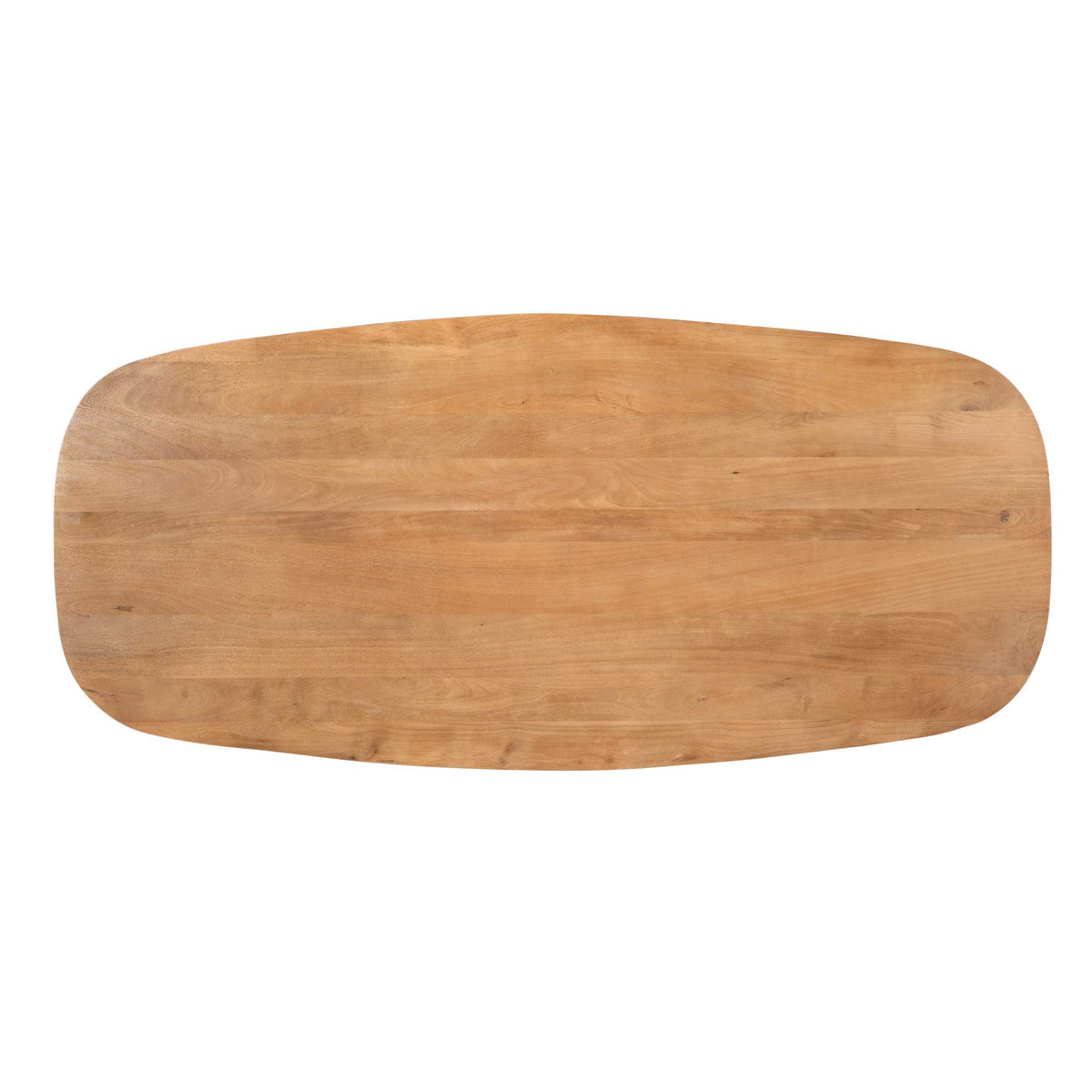 Tavolo da pranzo Madison in legno di mango naturale, ovale danese, 240 cm, Starfurn