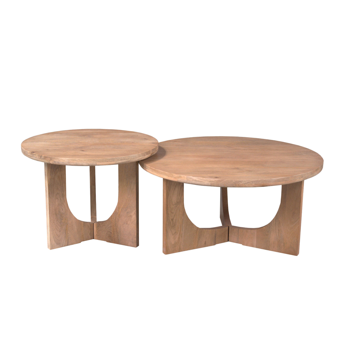 Tavolino da salotto Guus in legno di mango naturale, 80 cm, Starfurn