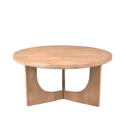 Tavolino da salotto Guus in legno di mango naturale, 80 cm, Starfurn