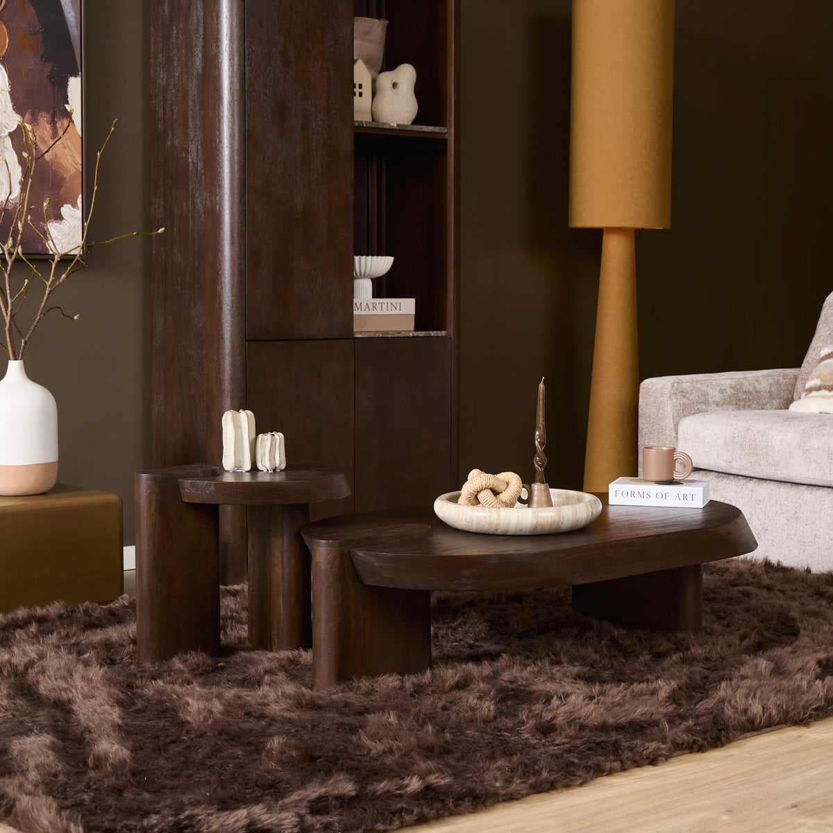 Tavolino da salotto Rava in legno di mango marrone 125 cm Starfurn