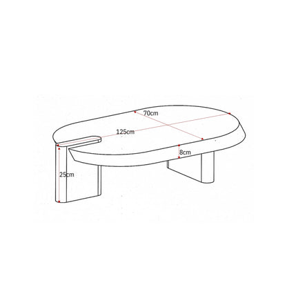 Tavolino da salotto Rava in legno di mango marrone 125 cm Starfurn