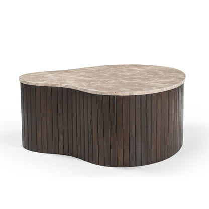 Tavolino da salotto Nomi in legno di mango marrone 84 cm Starfurn