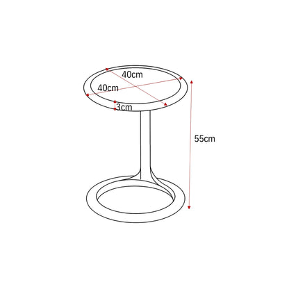 Tavolino da salotto Elias Bianco 60cm Starfurn