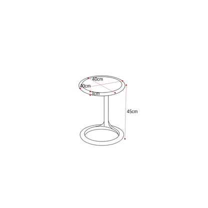 Tavolino da salotto Elias Bianco 60cm Starfurn