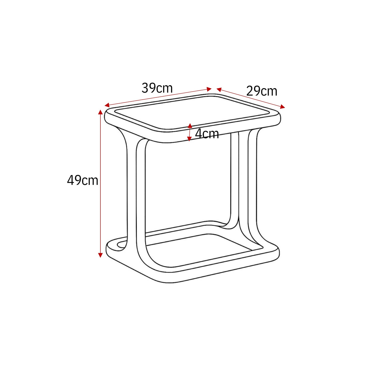 Tavolino da salotto Elias Bianco 60cm Starfurn