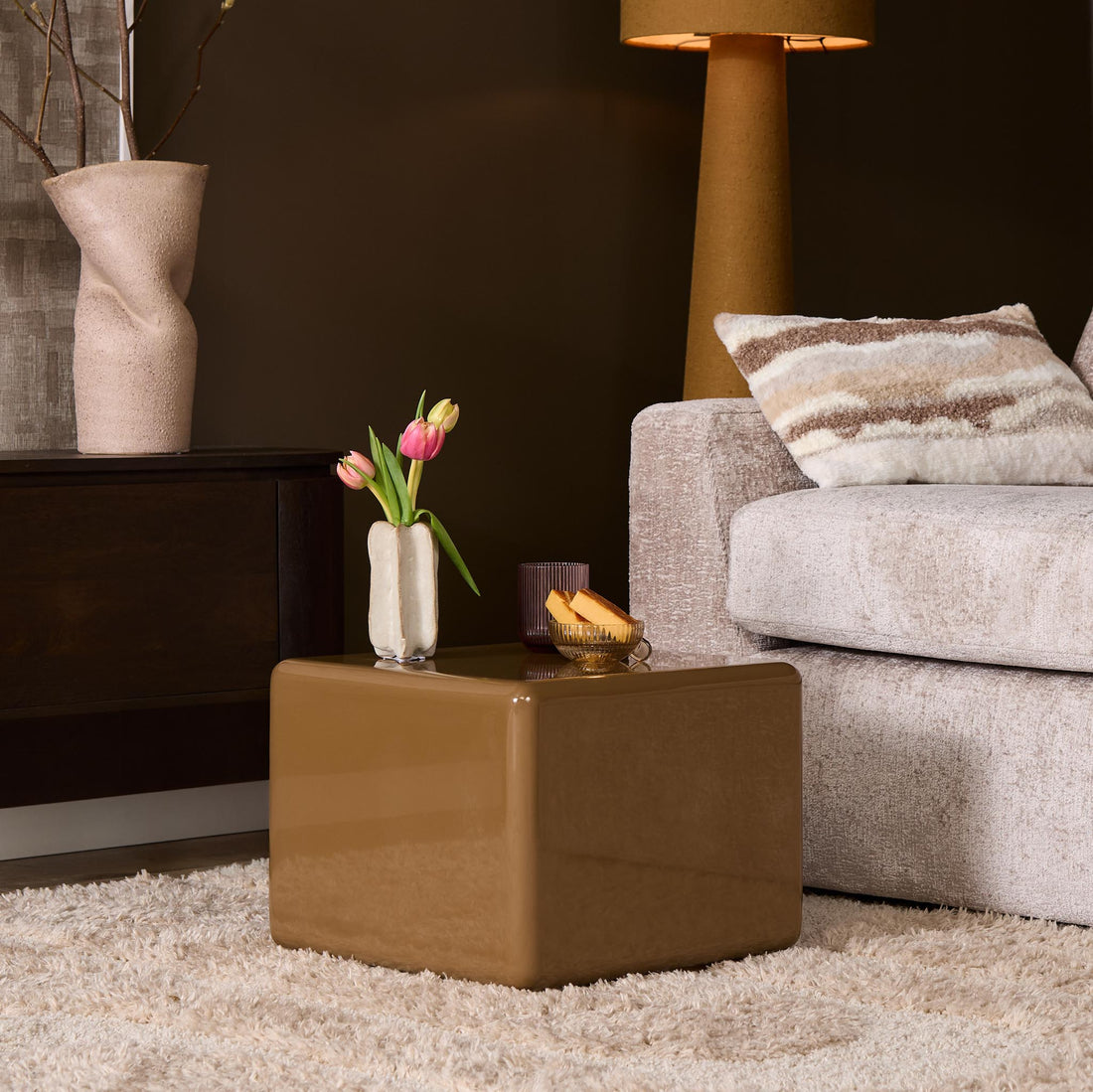 Tavolino da salotto Elias Marrone 40cm Starfurn